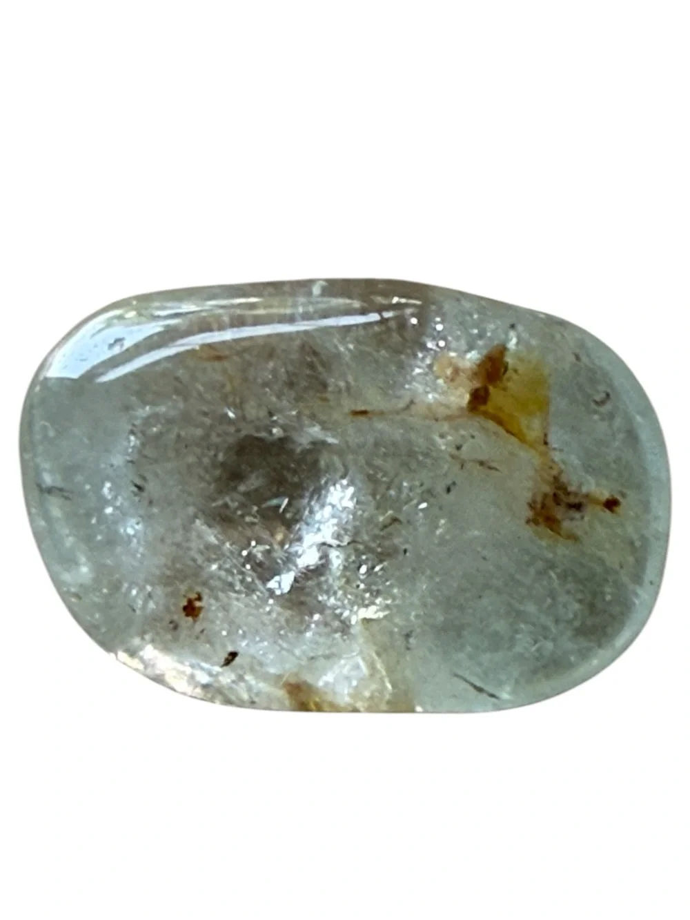 Clear Topaz Palm Stone!
